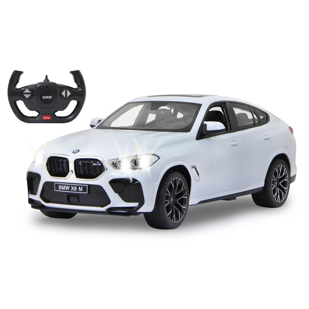Jamara BMW X6 M 1:14 weiß 2,4GHz Ferngesteuertes Auto mit LED Fahrlicht