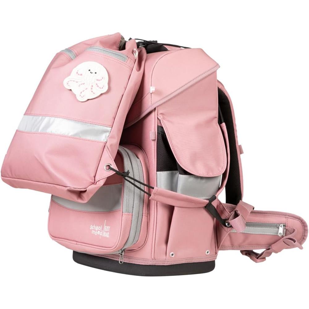 School-Mood Schulranzenset Timeless Pro Axolotl (Ocean Collection), 6-teilig