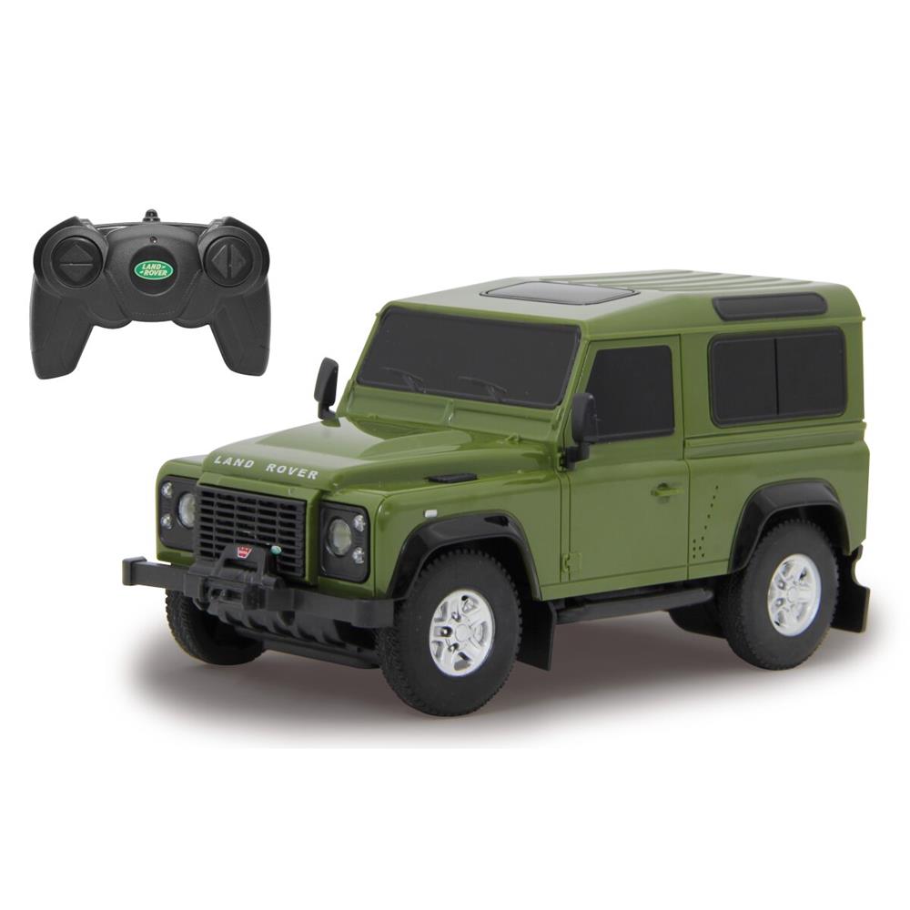 Jamara Land Rover Defender 1:24 grün 2,4GHz Ferngesteuertes Auto