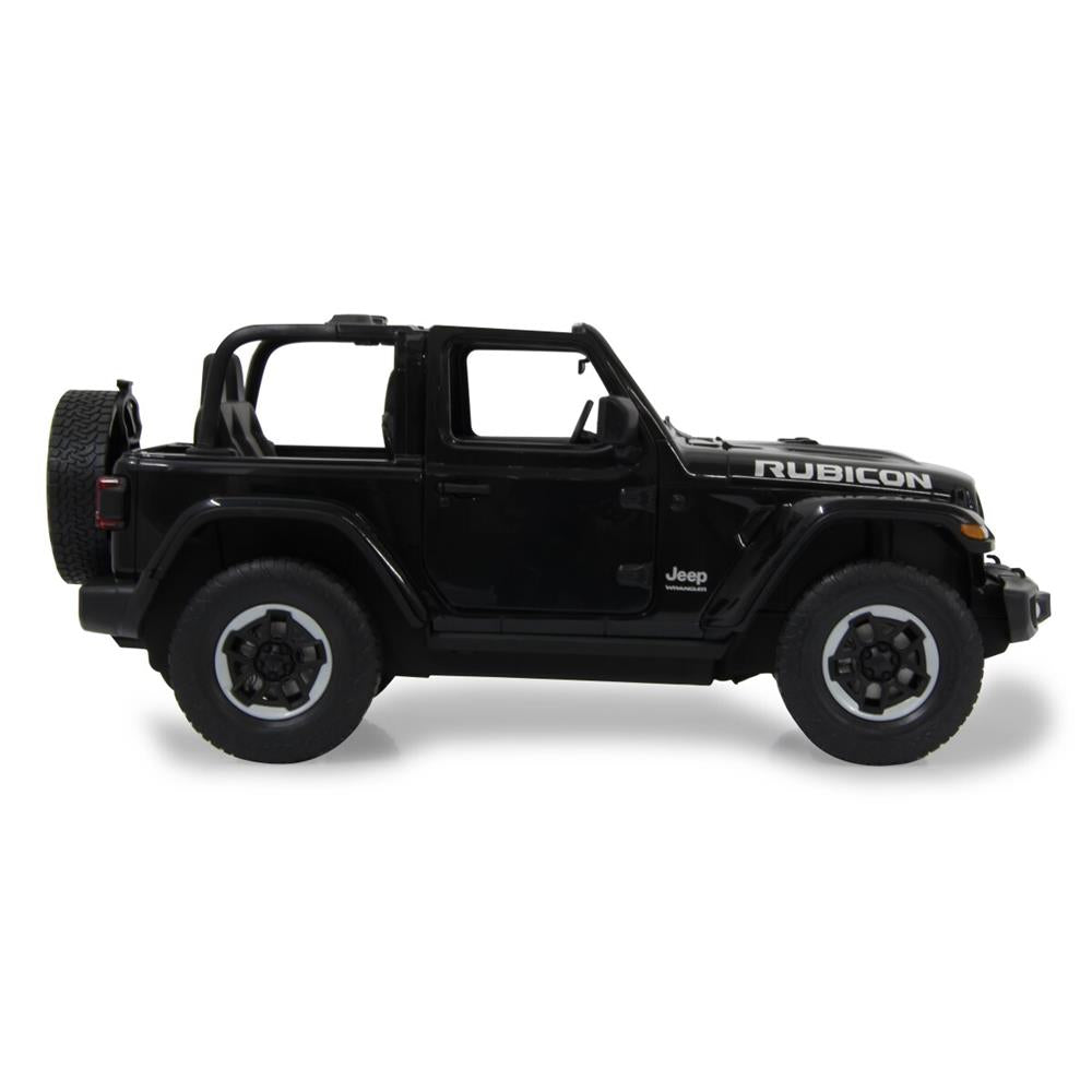 Jamara Jeep Wrangler JL 1:14 schwarz 2,4GHz Tür manuell Ferngesteuertes Auto mit LED Fahrlicht