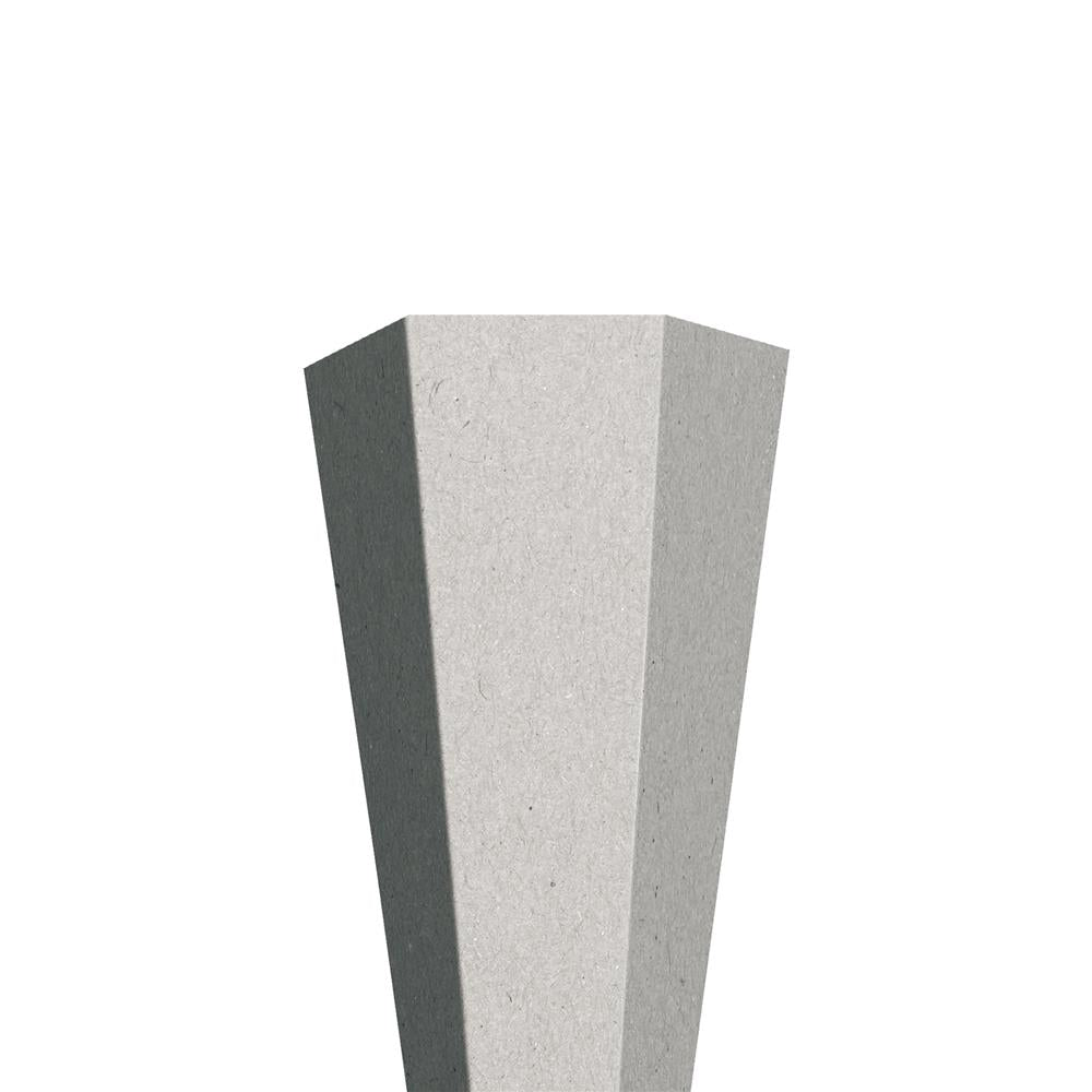 Roth Schultüte-Rohling/Basteltüte, grau, 85cm, eckig, Rot(h)-Spitze, ohne Verschluss