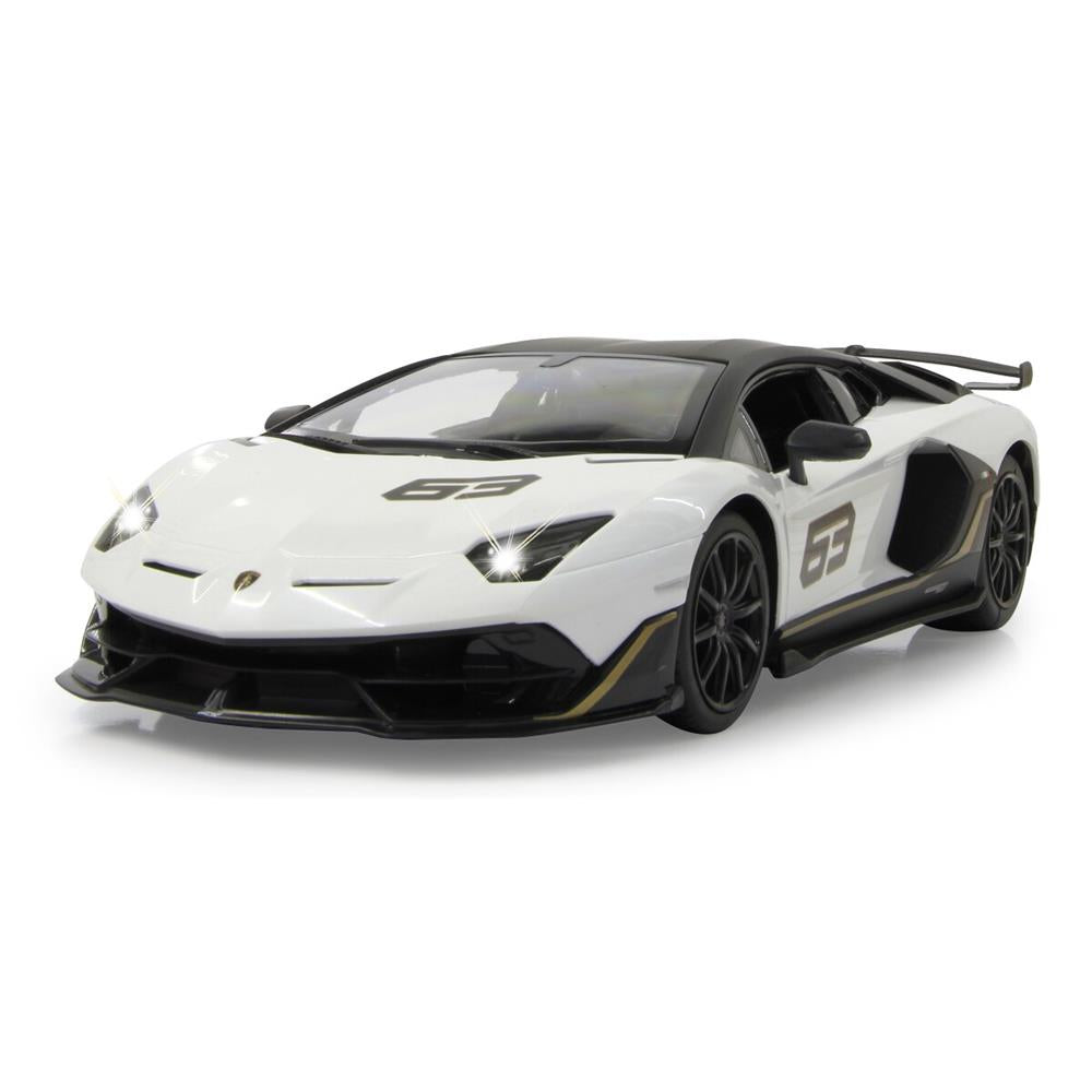 Jamara Lamborghini Aventador SVJ Performance 1:14 weiß 2,4GHz Ferngesteuertes Auto mit LED Fahrlicht