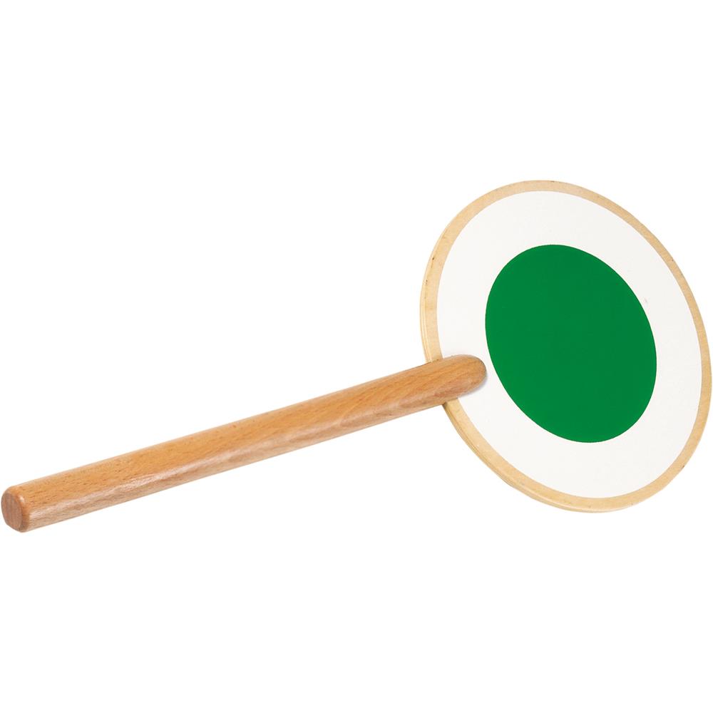 Goki Rollenspielzeug - Silgnalkelle aus Holz, ca. 38,5 cm, Schaffnerkelle, Polizeikelle