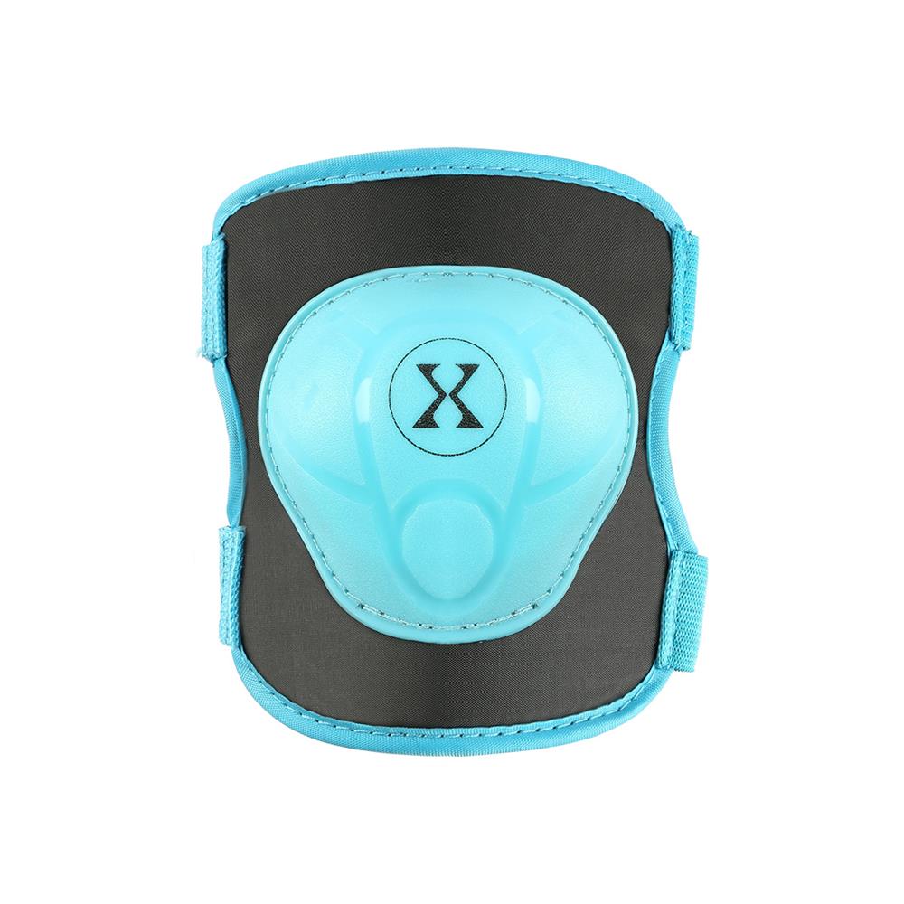 NILS EXTREME H704 Schoner-Set, Blau, Größe M - Protektoren Handgelenk Ellenbogen Knie