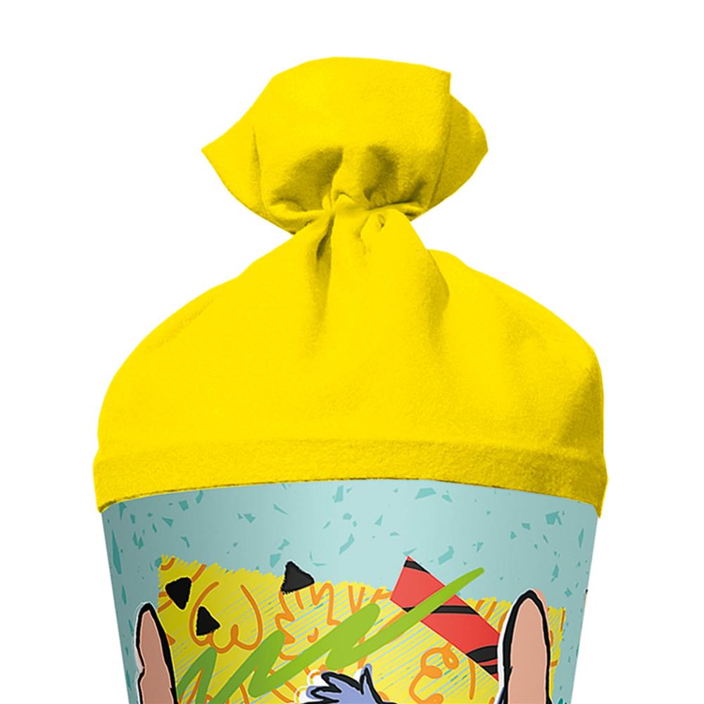 Roth Schultüte Disney Stitch, 70cm, rund, Rot(h)-Spitze, Filzverschluss