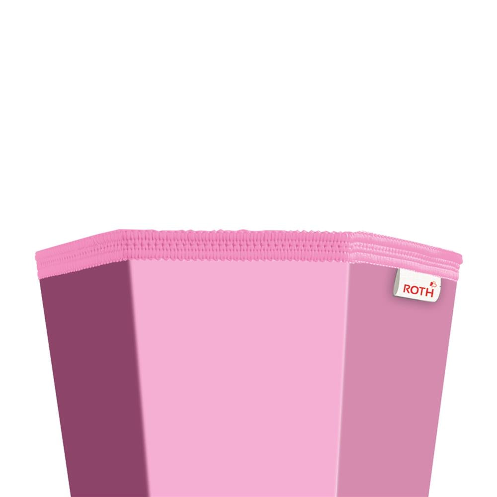 Roth Schultüte-Rohling/Basteltüte, rosa, 85cm, eckig, Rot(h)-Spitze, ohne Verschluss