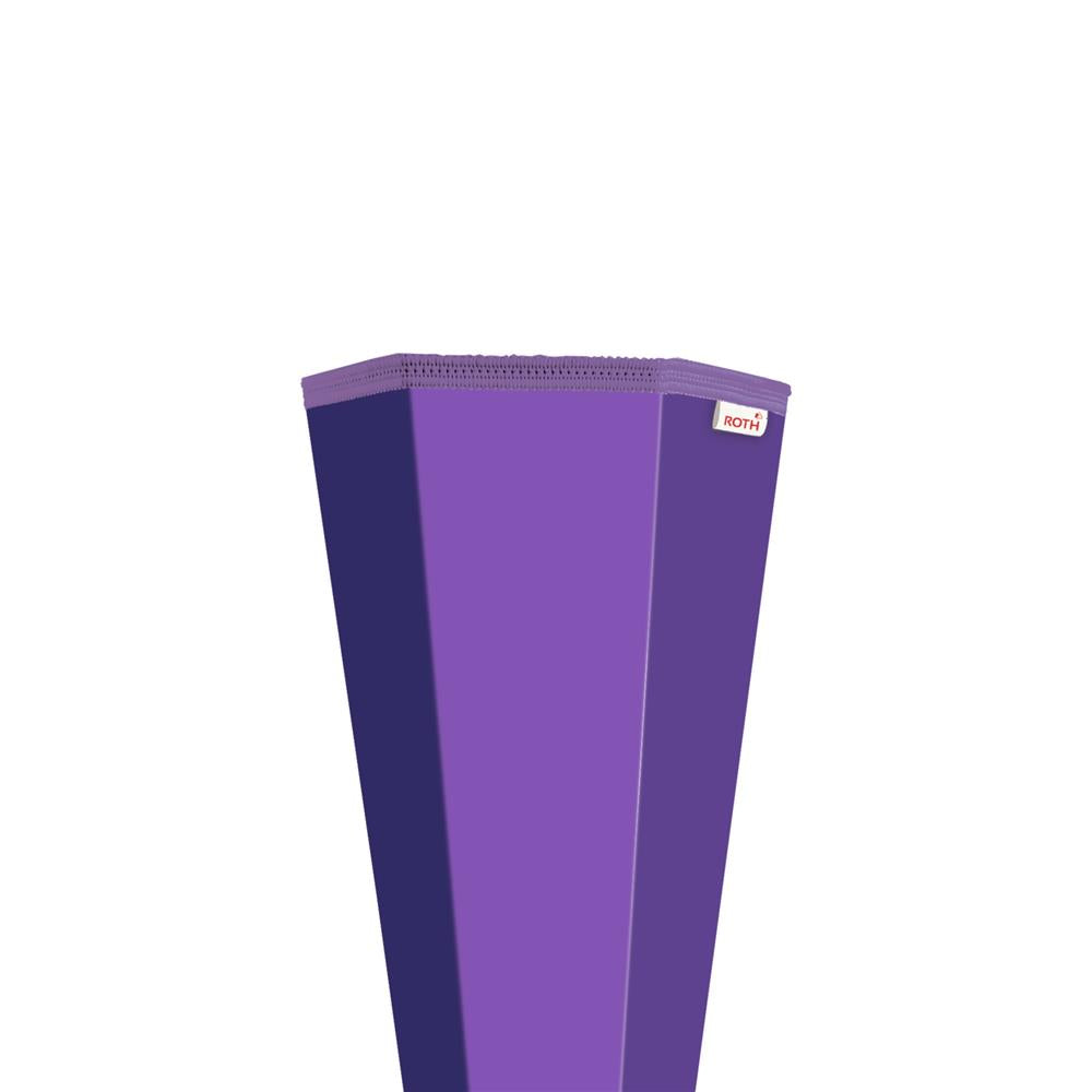 Roth Schultüte-Rohling/Basteltüte, lila, 85cm, eckig, Rot(h)-Spitze, ohne Verschluss