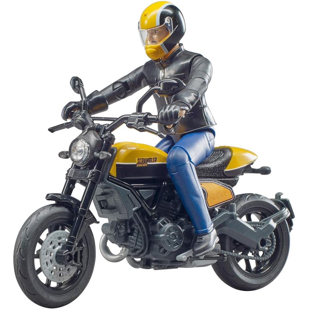 Bruder 63053 - bworld Scrambler Ducati Full Throttle mit Fahrer