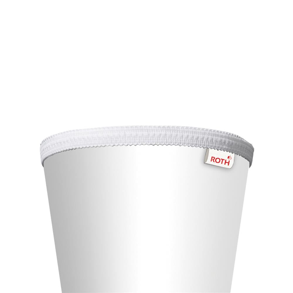 Roth Schultüte-Rohling/Basteltüte, weiß, 70cm, rund, Rot(h)-Spitze, ohne Verschluss