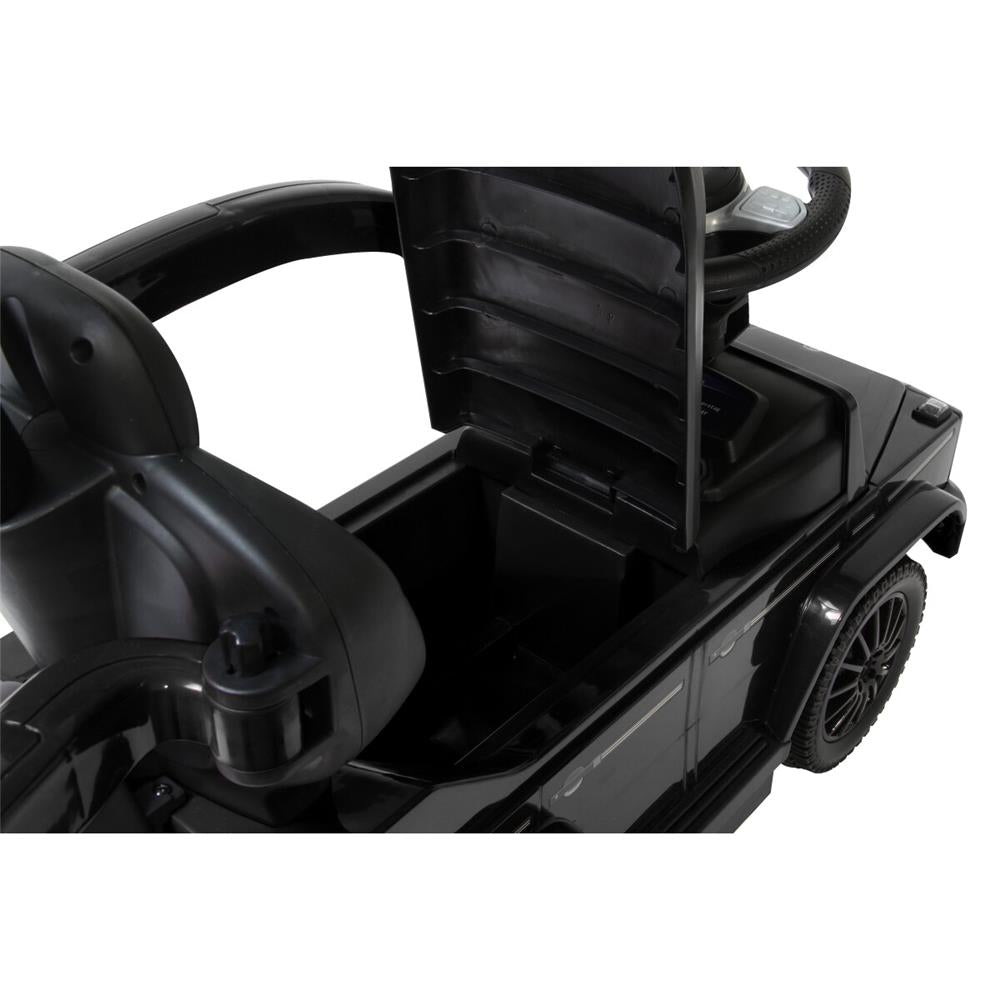 Jamara Rutscher Rutscher Mercedes-Benz G 350 d schwarz 3in1 - Rutschfahrzeug, mit Schiebestange