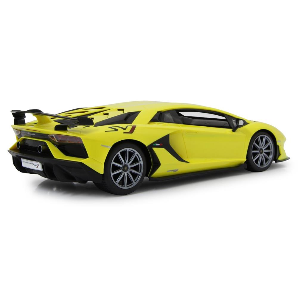 Jamara Lamborghini Aventador SVJ 1:14 gelb 2,4GHz Ferngesteuertes Auto mit LED Fahrlicht
