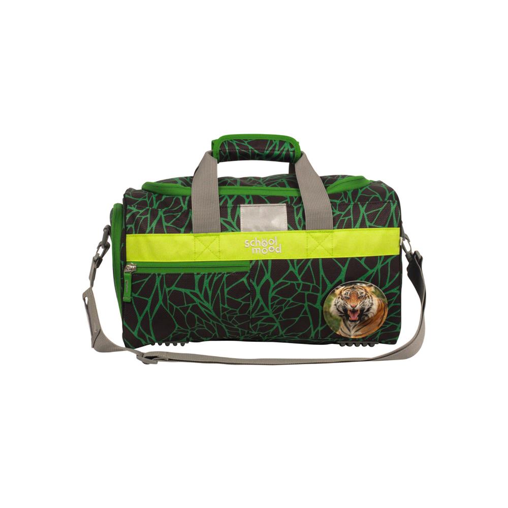 School-Mood Sporttasche Linus (Panther, grün)
