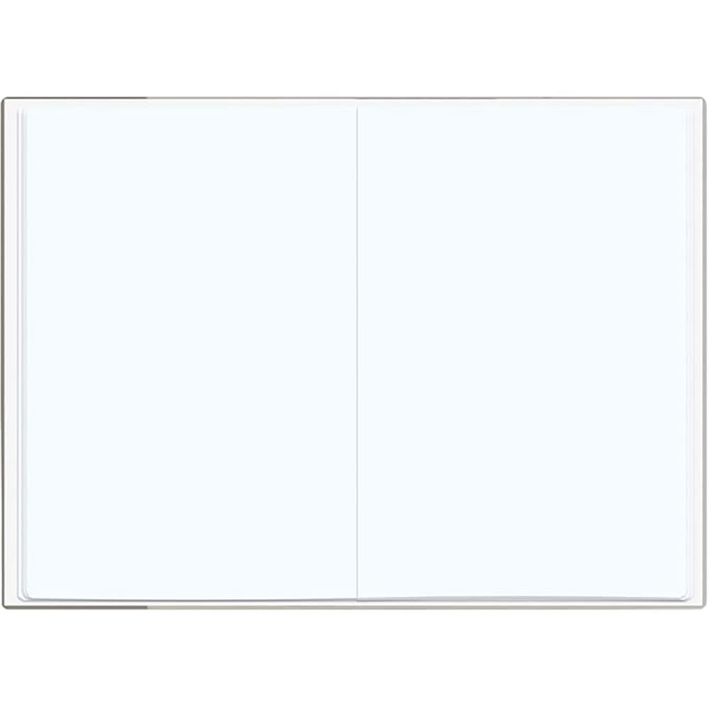 Roth Zeugnismappe Spectrum Grey, mit 12 A4 Klarsichthüllen, im Buchleineinband