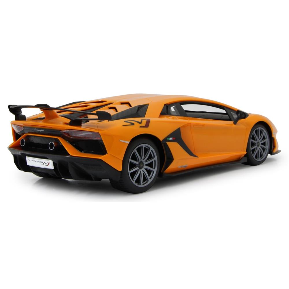 Jamara Lamborghini Aventador SVJ 1:14 orange 2,4GHz Ferngesteuertes Auto mit LED Fahrlicht