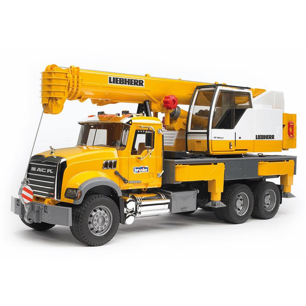 Bruder 02818 - MACK Granite Liebherr Kran-LKW, 1:16
