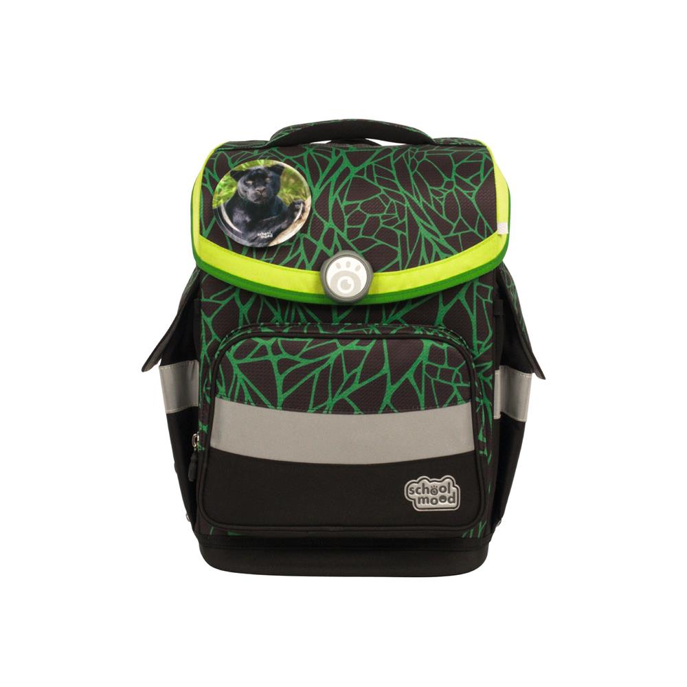 School-Mood Schulranzenset Timeless Air+ Linus (Panther, grün)