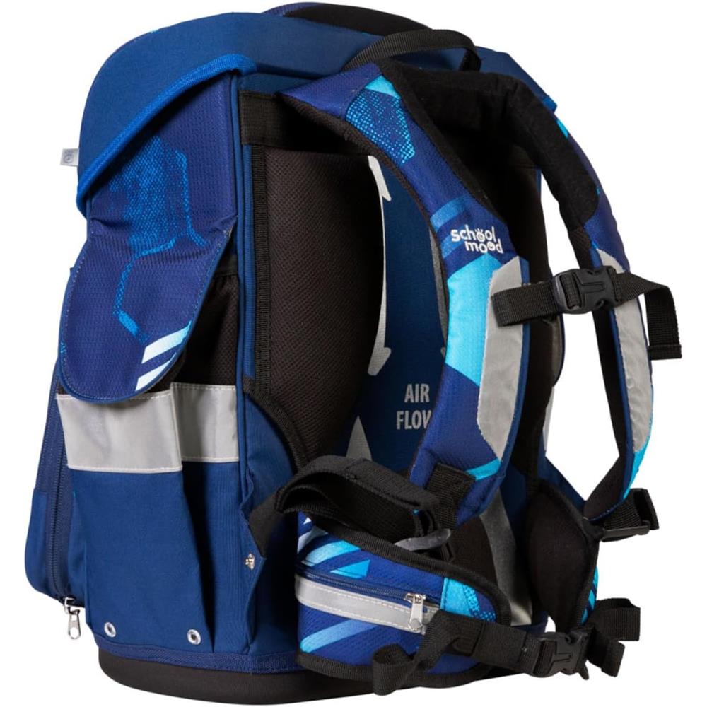 School-Mood Schulranzenset Timeless Pro Jonas (Fußball), 7-teilig