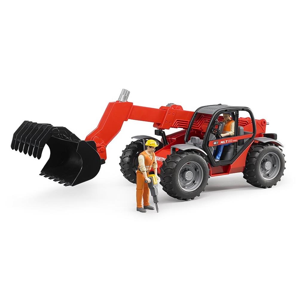 Bruder 02125 - Manitou Teleskoplader MLT 633, 1:16