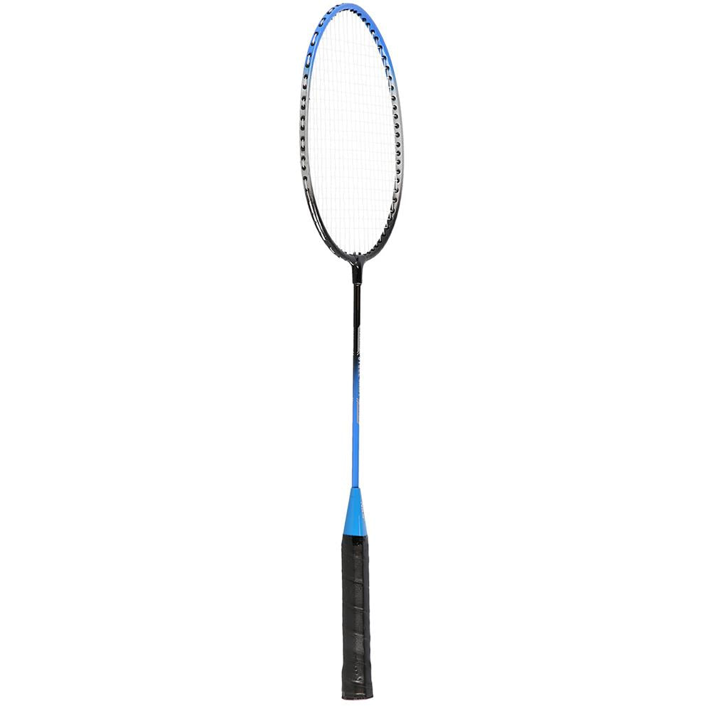 NILS Badminton Set mit Netz, 2 Schlägern und 3 Federbällen, Outdoor Garten Freizeit
