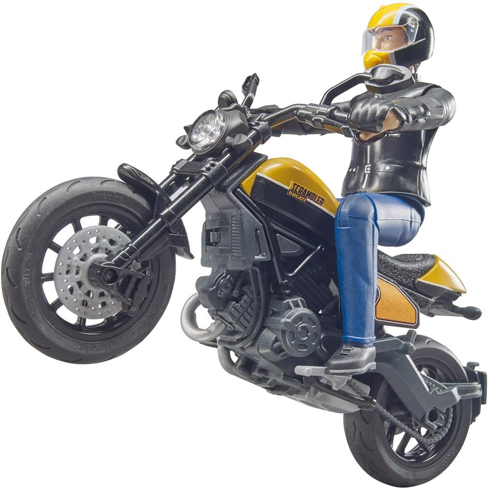 Bruder 63053 - bworld Scrambler Ducati Full Throttle mit Fahrer
