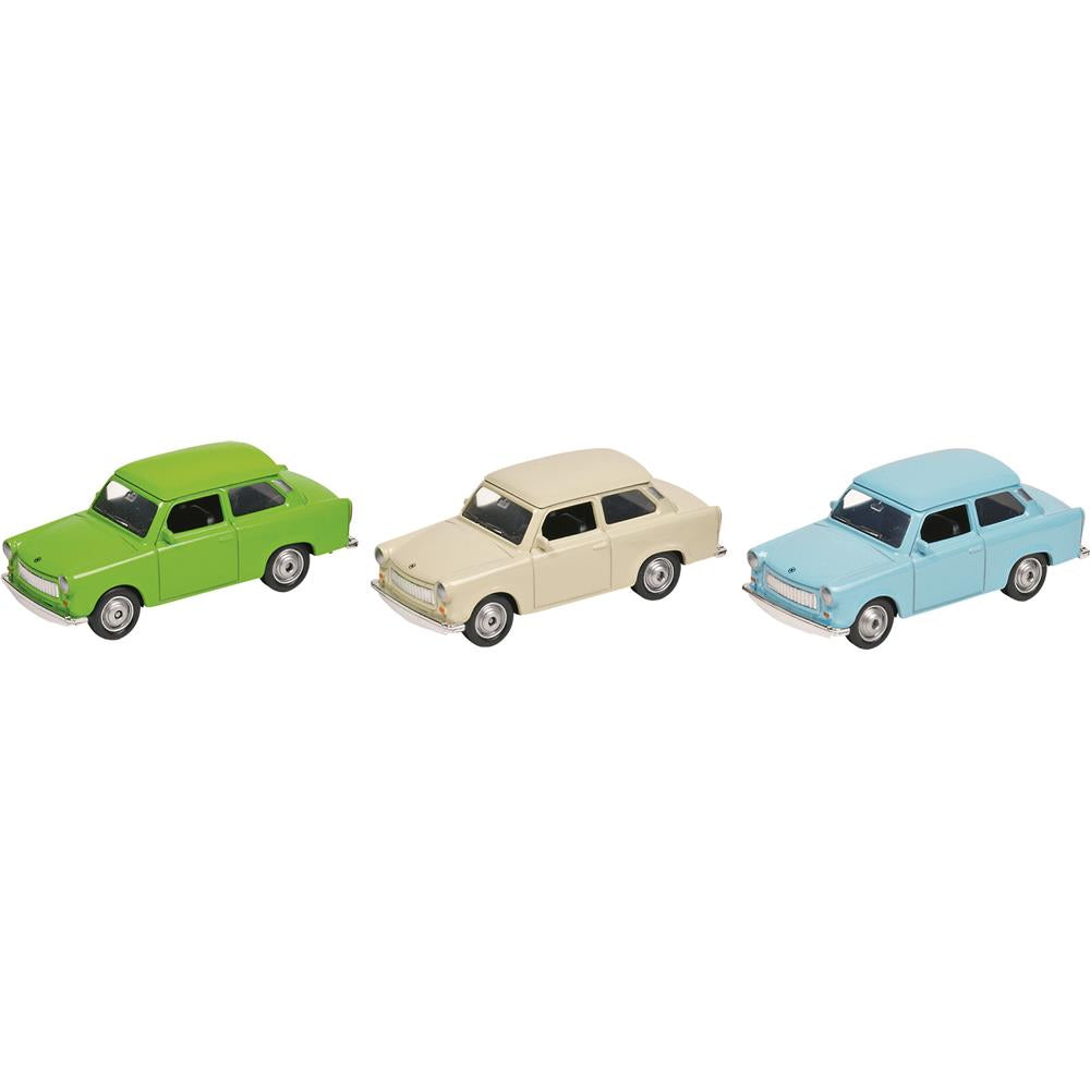 Goki Trabant 601 aus Spritzguß, 12er Set