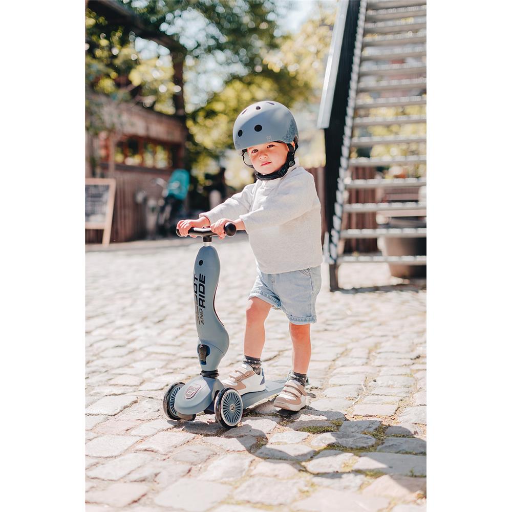 Scoot & Ride Highwaykick 1, steel - 2in1 Kinderroller, ab 1 Jahr