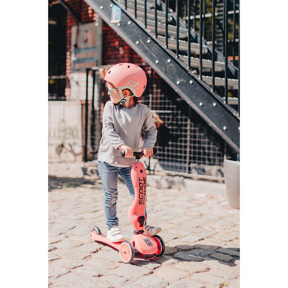 Scoot & Ride Highwaykick 1, peach - 2in1 Kinderroller, ab 1 Jahr
