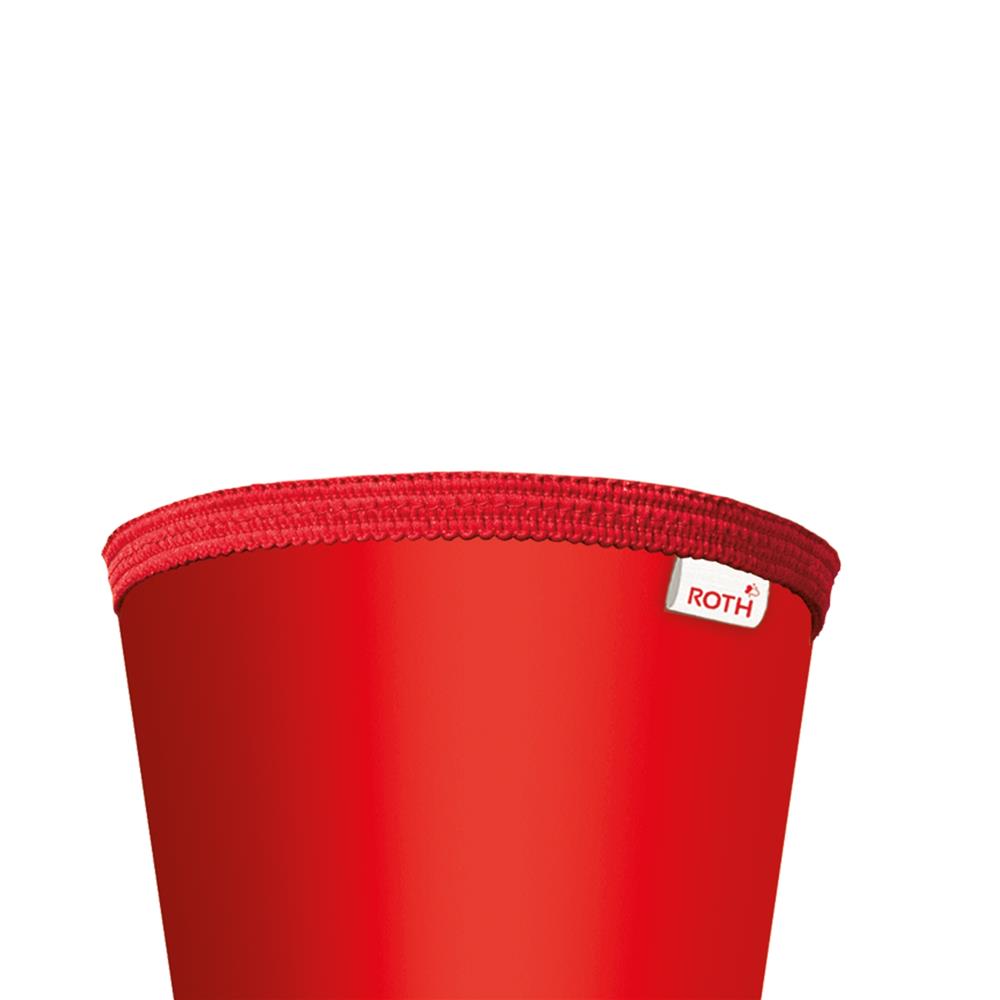 Roth Schultüte-Rohling/Basteltüte, rot, 70cm, rund, Rot(h)-Spitze, ohne Verschluss