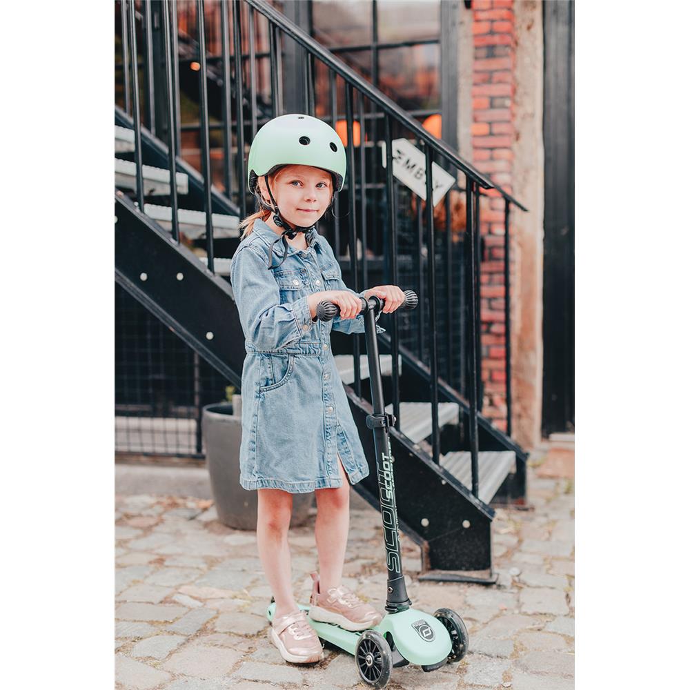 Scoot & Ride Highwaykick 3 LED Scooter, kiwi - Kinderroller, ab 3 Jahren