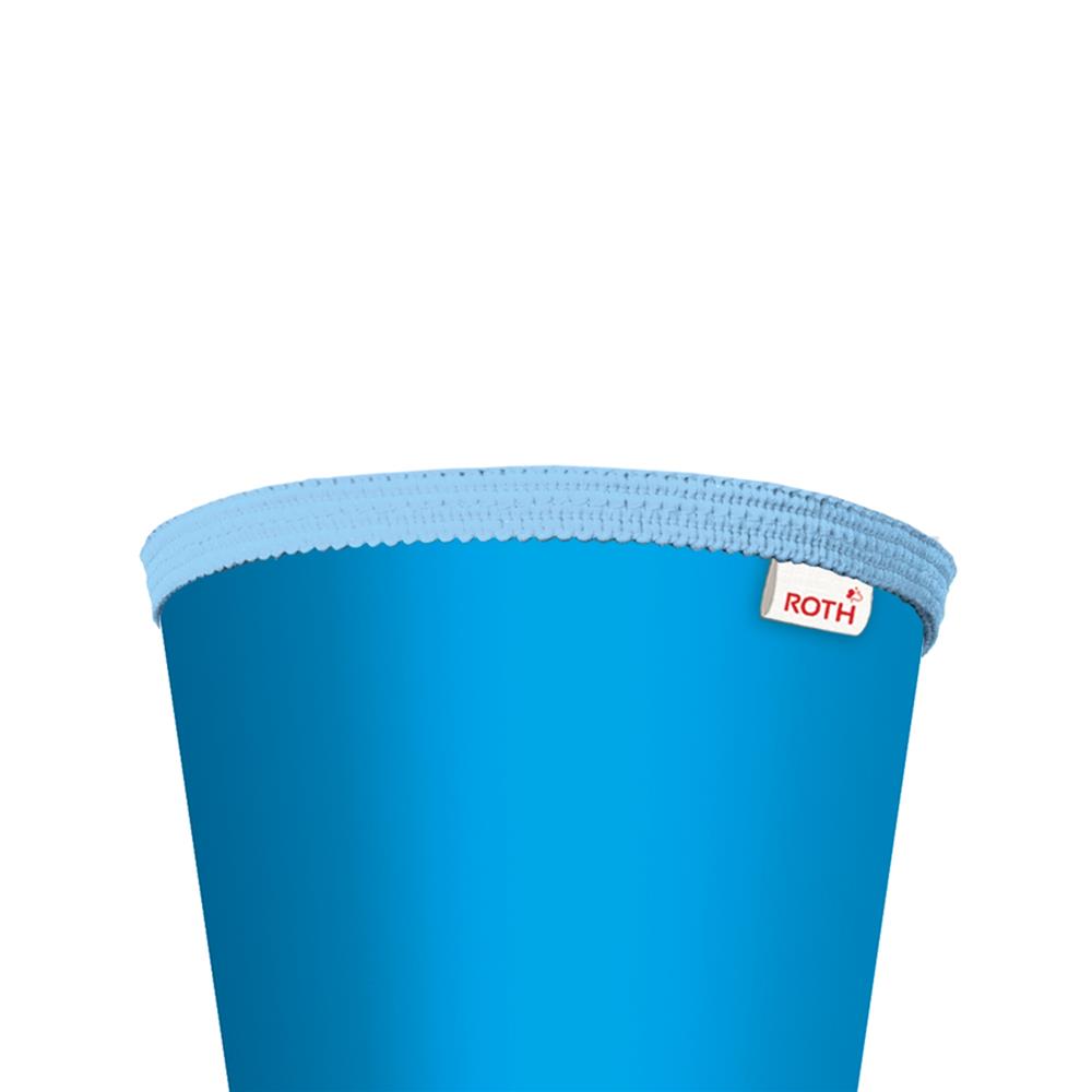 Roth Schultüte-Rohling/Basteltüte, pazifikblau, 70cm, rund, Rot(h)-Spitze, ohne Verschluss