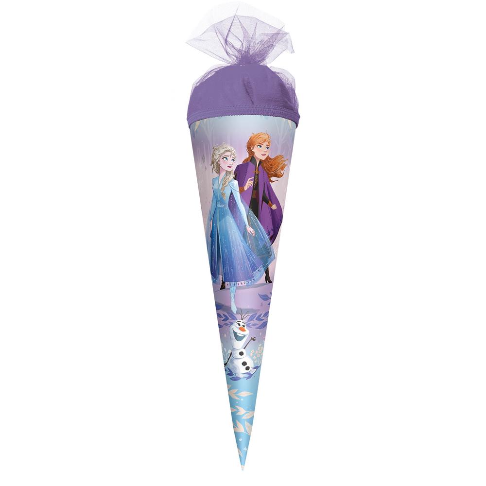 Roth Schultüte Disney Frozen, 35cm, rund, Tüllverschluss