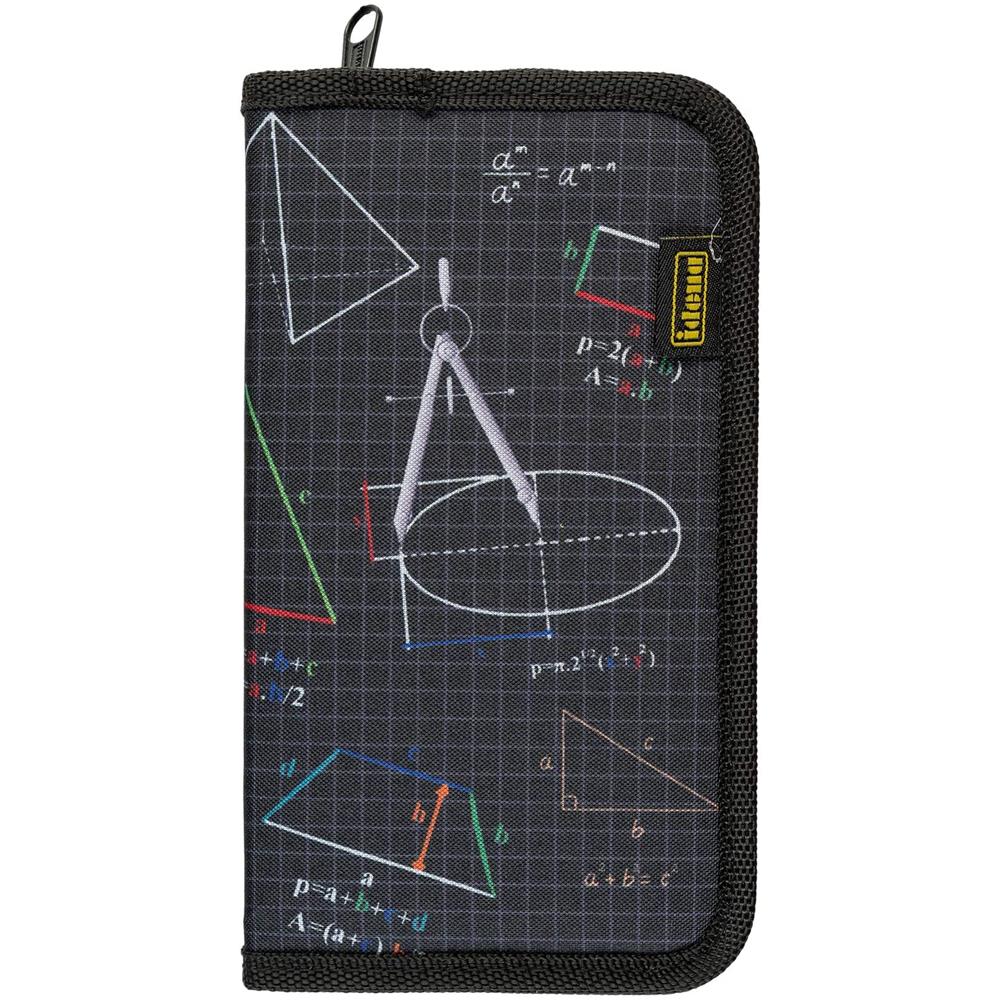 Idena Zirkel-Set im Etui 11-teilig mit Geodreieck Ersatzminen Druckbleistift Stundenplan