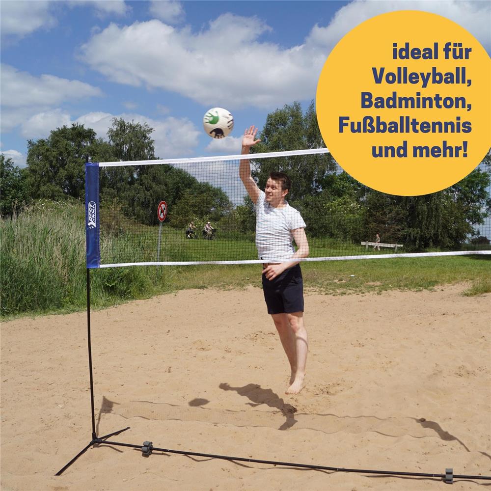 Best Sporting Volleyballnetz Outdoor 4in1 höhenverstellbar 310cm