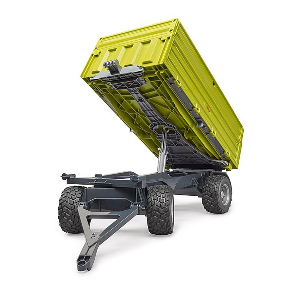 Bruder 02203 - Fliegl Dreiseitenkippanhänger mit Aufsteckbordwand
