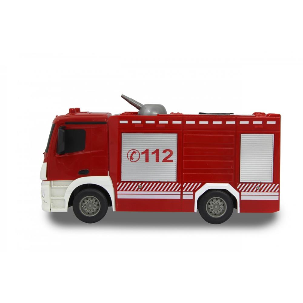 Jamara Feuerwehr TLF mit Spritzfunktion Mercedes-Benz Antos, 1:26, 2,4GHz, mit Licht