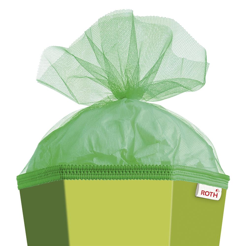 Roth Schultüte-Rohling/Basteltüte, maigrün, 85cm, eckig, Rot(h)-Spitze, mit Tüllverschluss