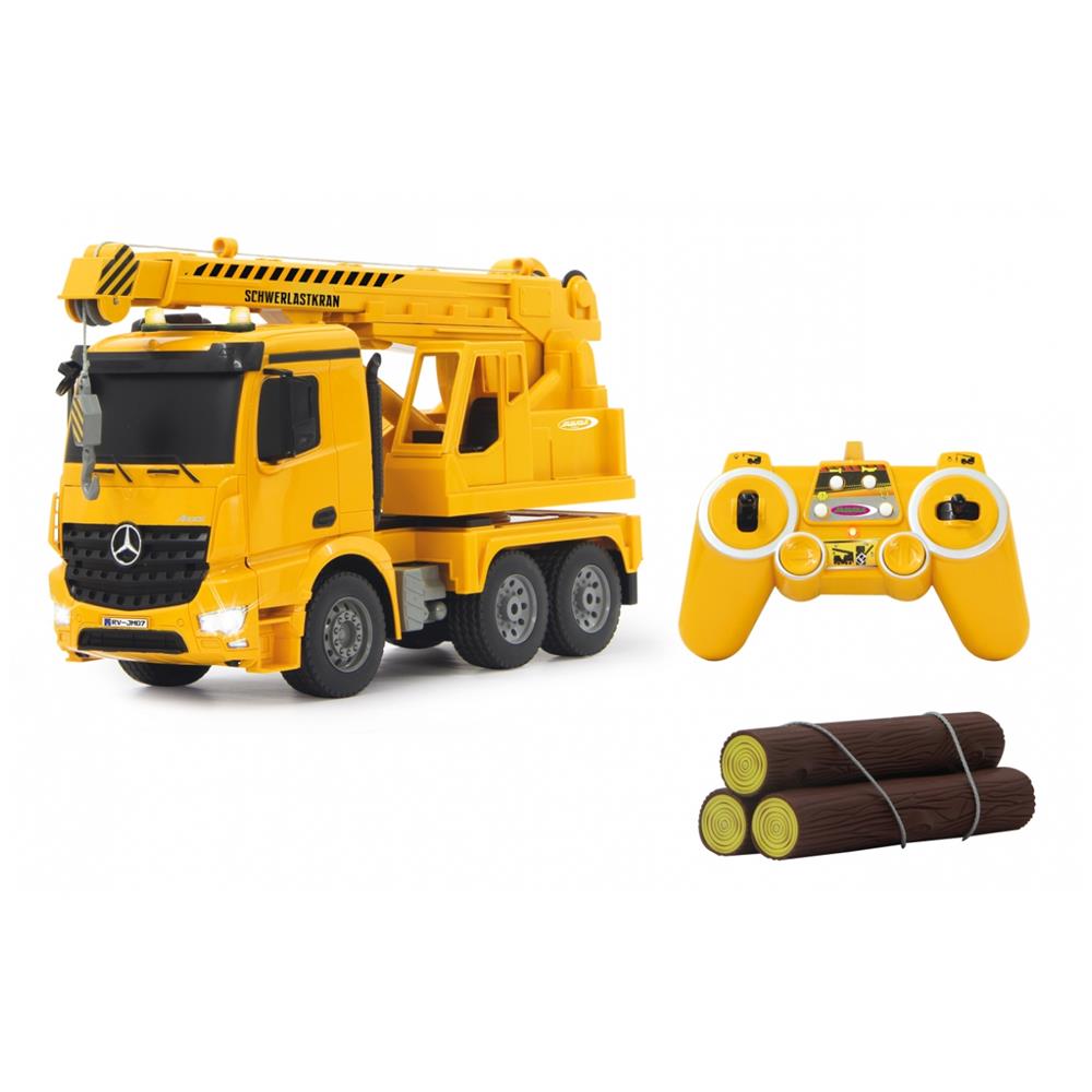 Jamara Schwerlastkran Mercedes-Benz Arocs, 1:20, 2,4GHz, ferngesteuertes Baufahrzeug
