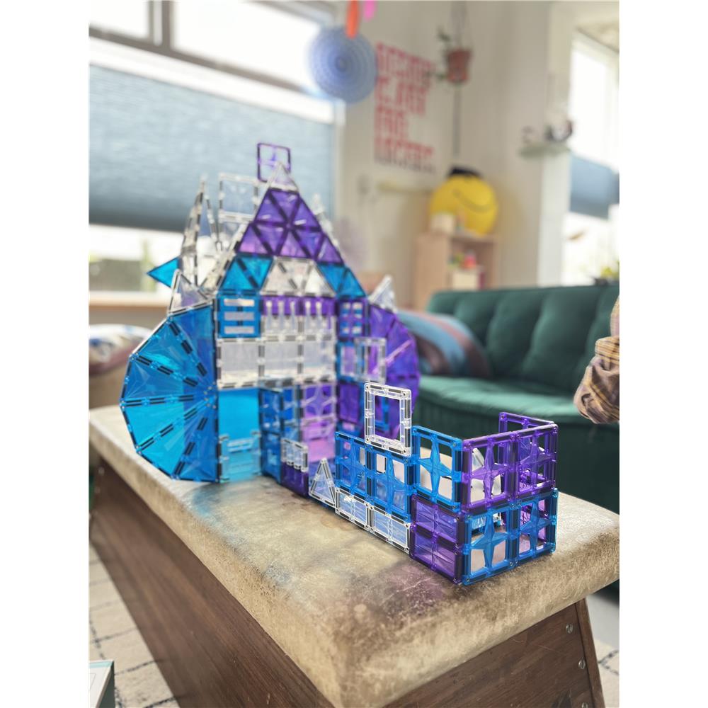 Cleverclixx Mega-Eiskristall-Bausatz 180 Teile, abwechslungsreiche Formen und Farben, Winter Edition Weihnachten