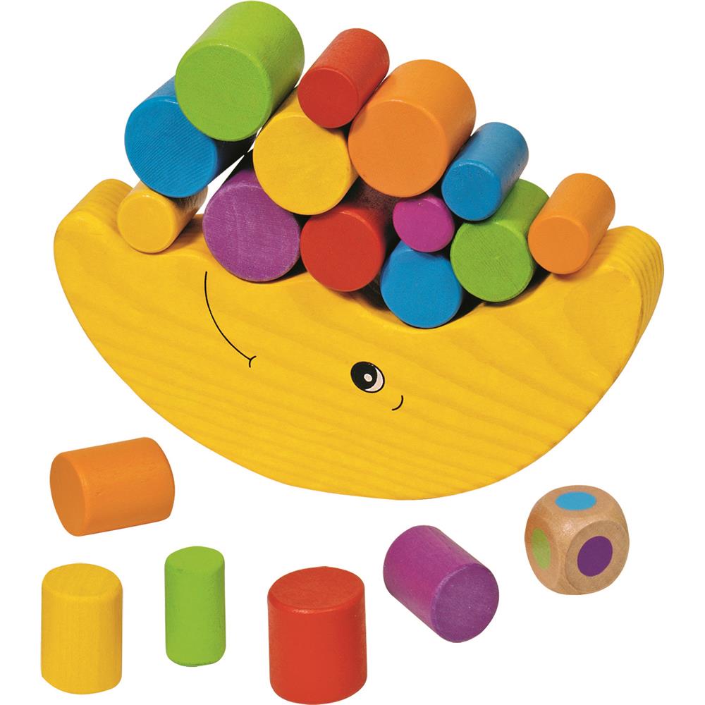 Goki Basic Balancierspiel Mond - Motorikspielzeug (Feinmotorik, logisches Denken)