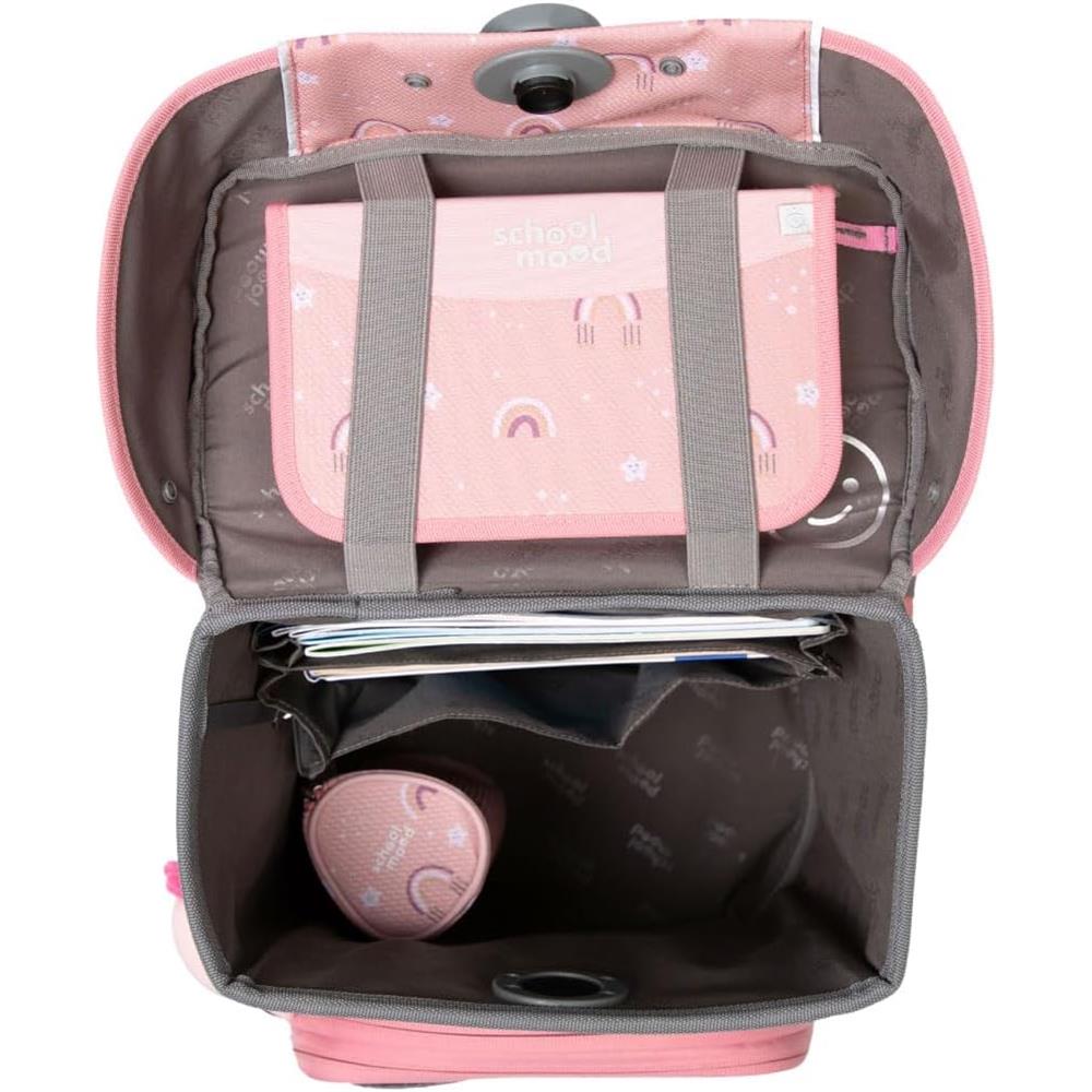 School-Mood Schulranzenset Champion Pro, Rainbow, 7-teilig