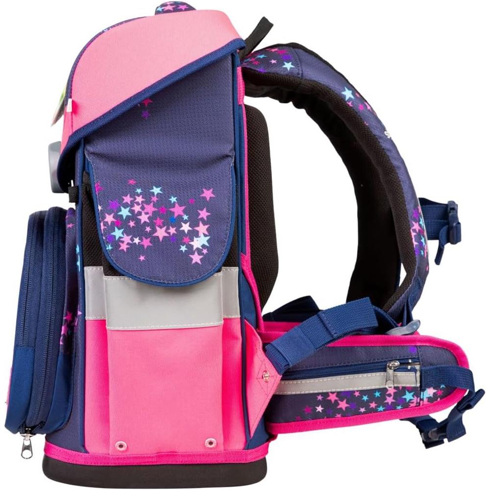 School-Mood Schulranzenset Timeless Pro, Leni (Hund), 7-teilig