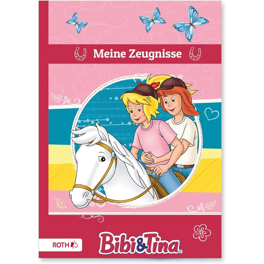 Roth Zeugnismappe Bibi und Tina, mit 10 A4 Klarsichthüllen