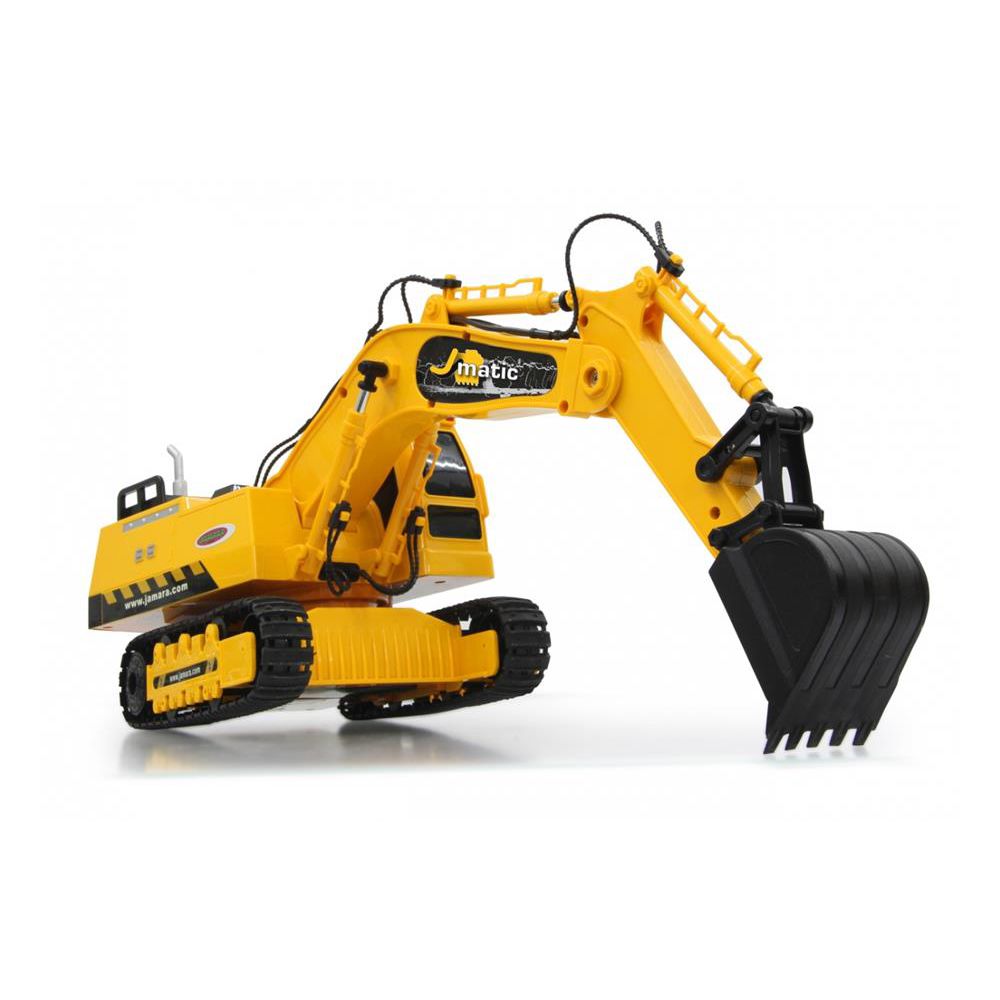 Jamara RC Bagger J-Matic, 1:27, 2,4GHz, ferngesteuertes Baustellenfahrzeug
