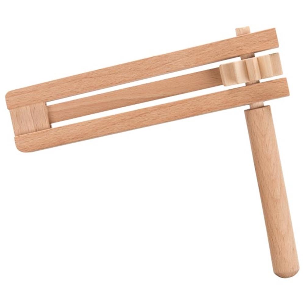 goki Ratsche aus Holz - ideal für Sportveranstaltung, Karnevalsumzug