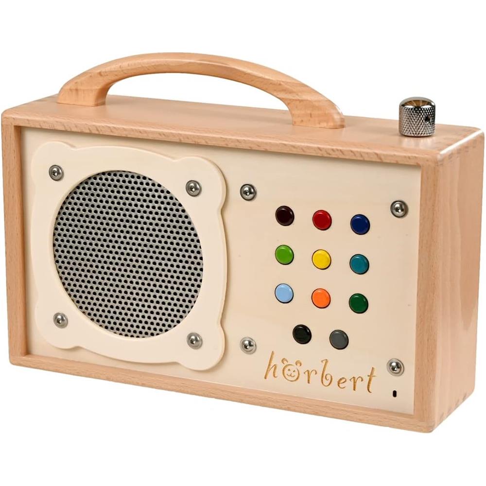 hörbert Musik-Player für Kinder – Holz, Bluetooth, WLAN & Aufnahme, Made in Germany