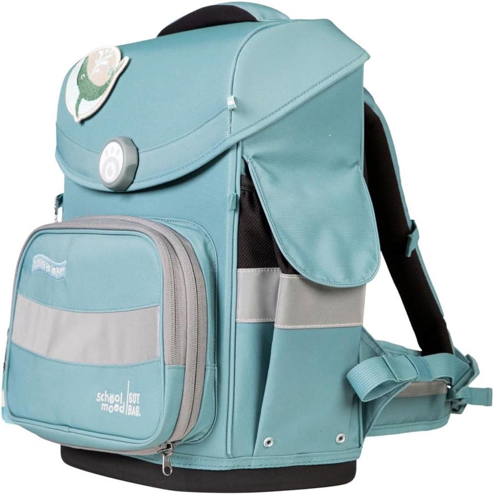 School-Mood Schulranzenset Timeless Pro Dolphin (Ocean Collection), 6-teilig