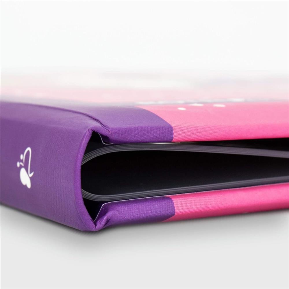 Roth Zeugnismappe Einhornportrait mit Glitzer, mit 10 A4 Klarsichthüllen