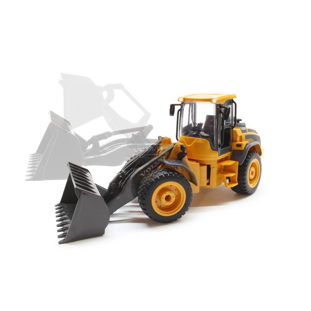 Jamara Radlader Volvo L50 1:16 2,4GHz RC ferngesteuertes Baufahrzeug Lader Baustelle gelb