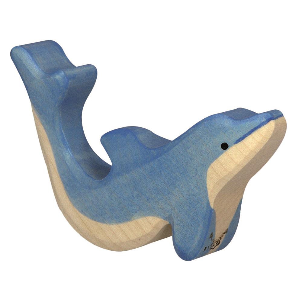 Holztiger Holzfigur - Delfin, klein, Holzspielzeug, ab 3 Jahren