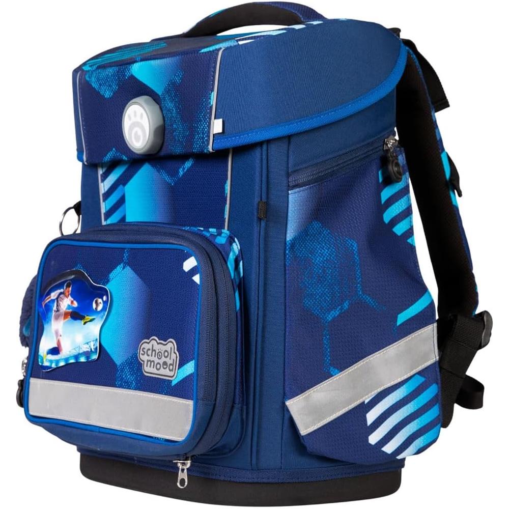 School-Mood Schulranzenset Champion Maxx Pro Jonas (Fußball), 7-teilig